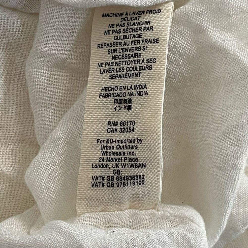 Free People Oxford Embroidered Shift Dress Size M - Picture 7 of 15